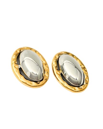 Σκουλαρίκια καρφωτά Full Mirror