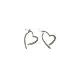Σκουλαρίκια καρφωτά Heart - Image 3