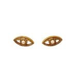 Σκουλαρίκια καρφωτά Cat's Eyes - Image 4