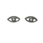 Σκουλαρίκια καρφωτά Cat's Eyes