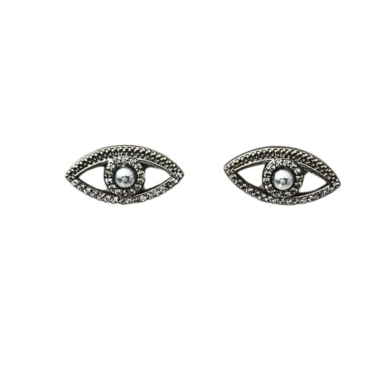 Σκουλαρίκια καρφωτά Cat's Eyes