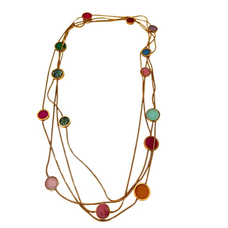Κολιέ Colorful stones