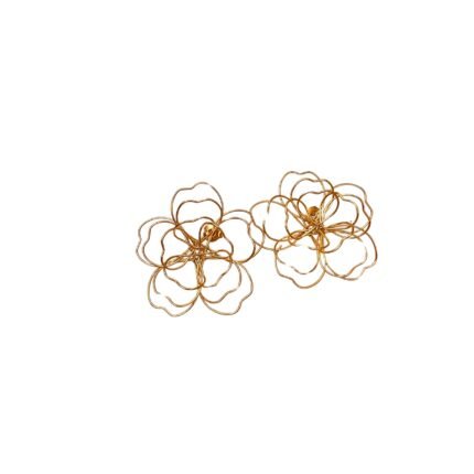 Σκουλαρίκια Flowery wire