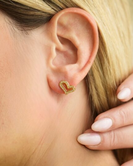 Σκουλαρίκια σε σχήμα καρδιάς Juliet
