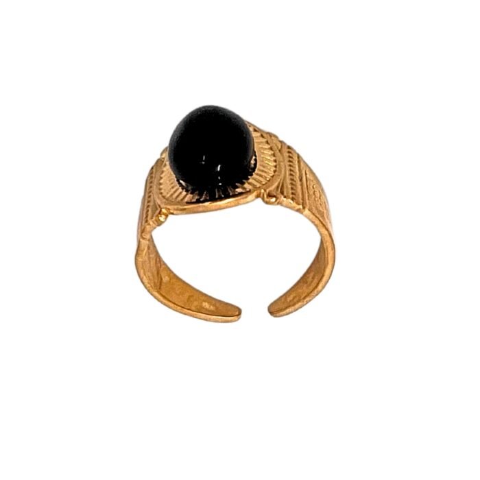 Δαχτυλίδι Black stone