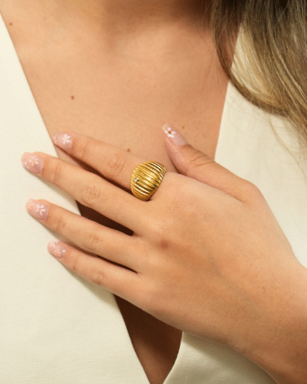 Δαχτυλίδι Bold με διαμαντάκι