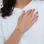 Χειροποιητο βραχιολι gold roselina