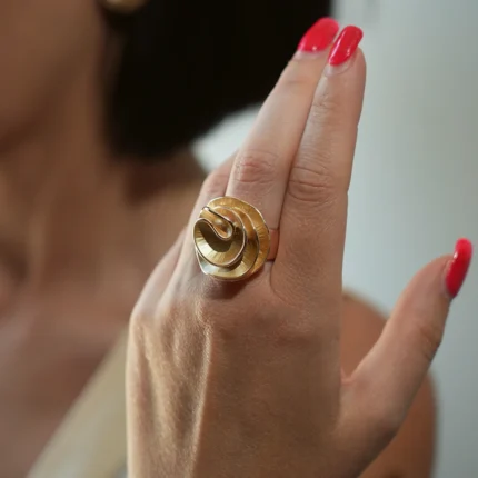 Δαχτυλίδι gold rose