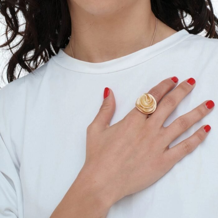 Δαχτυλίδι gold rose